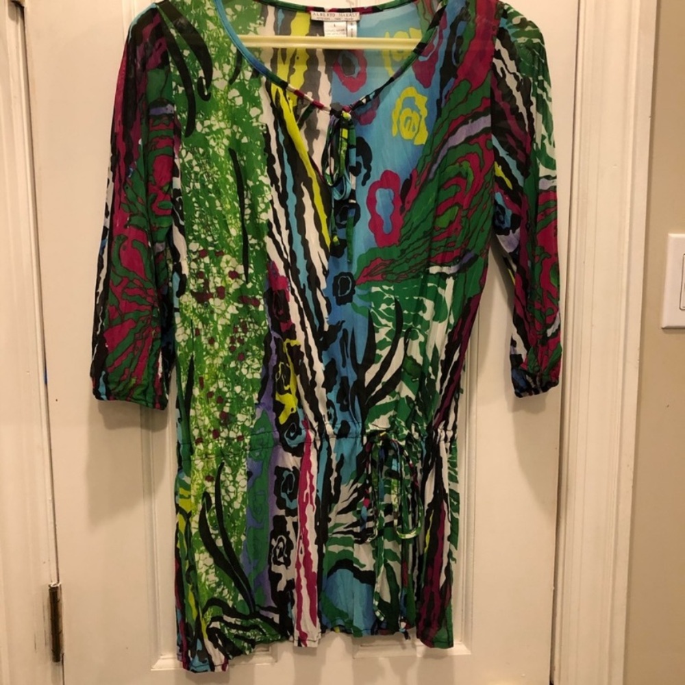 Alberto Makali Colorful BoHo Blouse